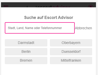 Escort Advisor Wie finde ich eine Telefonnummer Suche Schritt 2