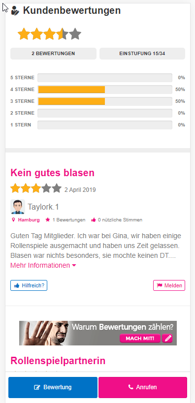 Escort Advisor Suche - Mobile Ansicht der Homepage - Schritt 5