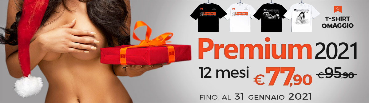 Diventa Premium Member entro il 31 dicembre per ottenere un anno di iscrizione ed una t-shirt in regalo al prezzo più basso di sempre.