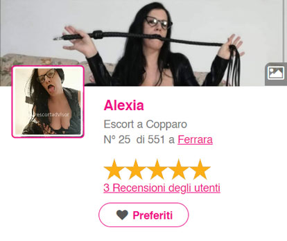 Alexia, escort a Copparo