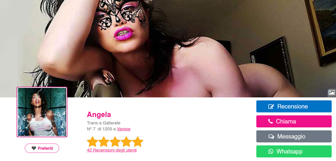 AAngela, escort a Gallarate
