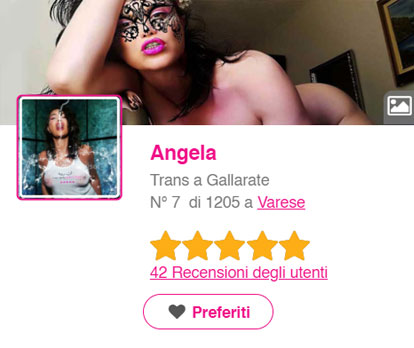 AAngela, escort a Gallarate