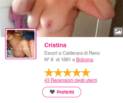 Cristina, escort di Calderara Di Reno