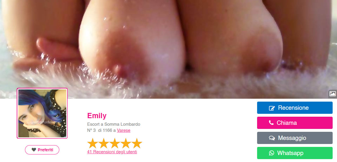 Emily, escort a Somma Lombardo.
