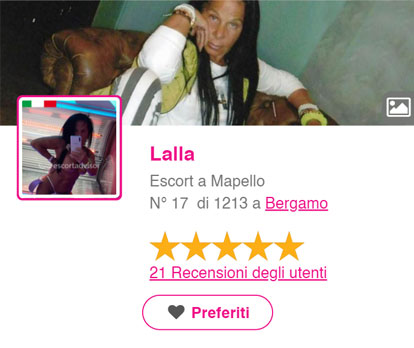 Lalla, escort a Mapello.